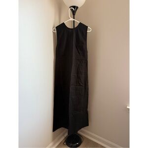 100% LINEN MIDI DRESS